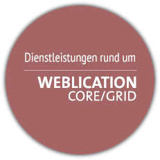 Dienstleistungen Weblication CORE GRID